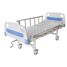 Factory Supply Medical Equipment Hospital Bed Double Crank Manual Bed with Stock